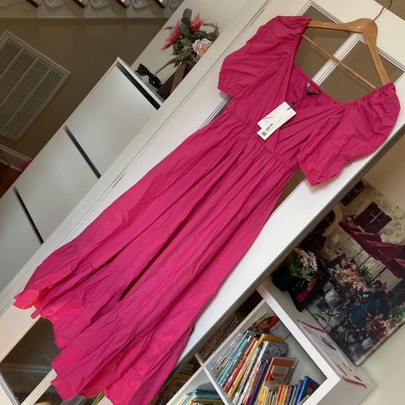 ZARA voluminous puff sleeve dress blogger favorite - Picture 7 of 9